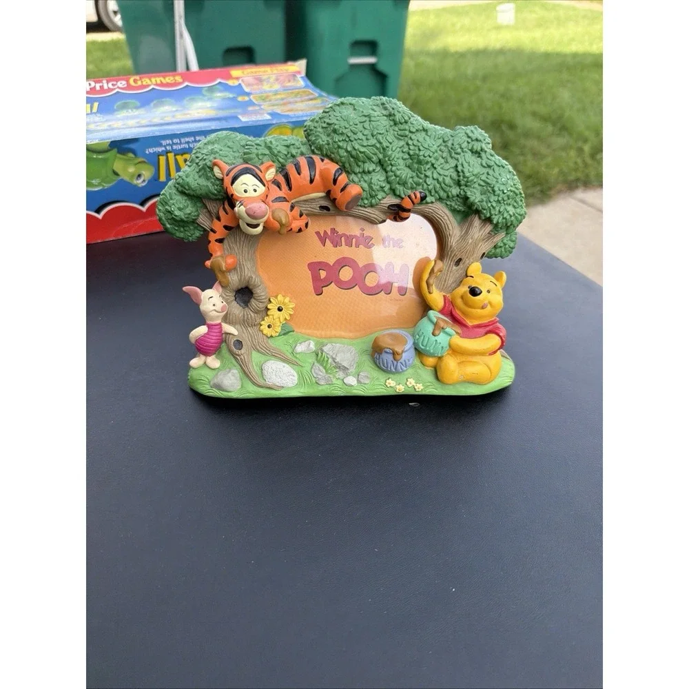 Winnie The Pooh Picture Frame 3D Vintage Disney Pooh & Friends 3.5x5